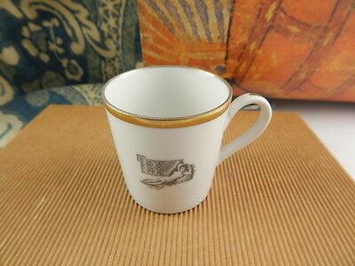 VINTAGE 1950 RARA TAZZA CAFFÈ PORCELLANA SELTMANN WEIDEN MAJA DESNUDA GOYA