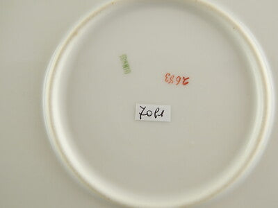 ANTICO PIATTO CM 35 PORCELLANA FORMA AMERICA GINORI DOCCIA ETA' LIBERTY DIFETTO
