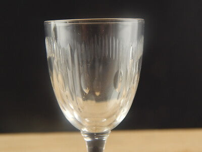 ANTICO ART NOUVEAU CRISTALLO BACCARAT MOLIERE 1916 SERVIZIO 6 CALICI ROSOLIO