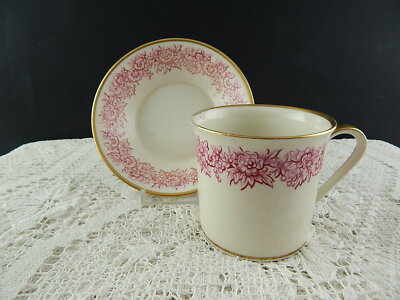 ANTICA PREZIOSA PORCELLANA MANIFATTURA TEDESCA GRAND KRONE PORZELLAN TAZZA TÈ