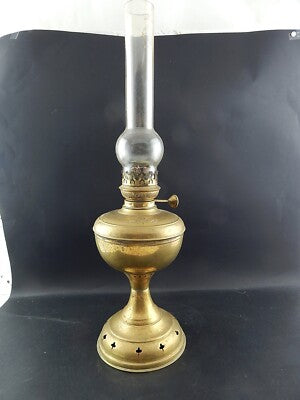 ANTICA RARA LAMPADA TAVOLO LUME PETROLIO LIBERTY AQUILAS F.LLI SANTINI FERRARA