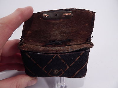 ANTICA BORSA GIAPPONESE TABACCO PORTA PIPA 1800 JAPANESE TOBACCO POUCH KISERU