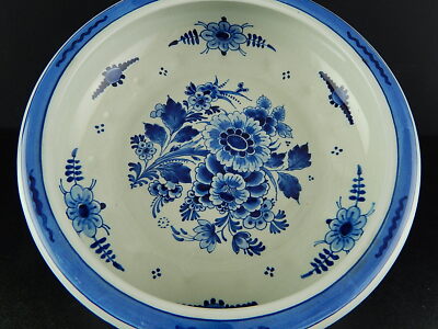 ANTICO 1951 CENTROTAVOLA FRUTTIERA CERAMICA BIANCO BLU ROYAL DELFT DIPINTO MANO