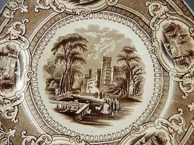 WEDGWOOD&CO CORINTHIA ANTICO RARO PIATTO CERAMICA FINE 1800 COLLEZIONE #5383