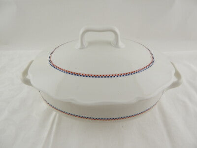 ANTICA RARA ZUPPIERA PORCELLANA ART DECO RICHARD GINORI ANNI '30 COUNTRY CHIC