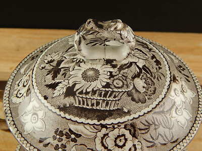 DAVENPORT 1805 ANTICA PREZIOSA POTTERY CERAMICA TAZZA PUERPERA ZUPPIERA EGOISTE