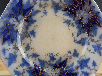 ANTICO PIATTO PIANO VILLEROY&BOCH BRYONIA PORCELLANA ART NOUVEAU 800 #21