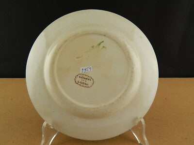 ANTICO RARO PIATTO CERAMICA SCI LAVENO MARCHIO INCUSSO COLLEZIONE GENOVA #4366