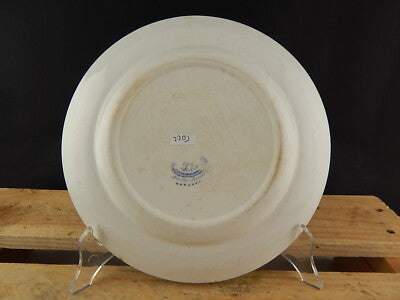 ANTICO RARO PIATTO CERAMICA RICHARD MILANO DECORO IDEA FARFALLA FINE 800