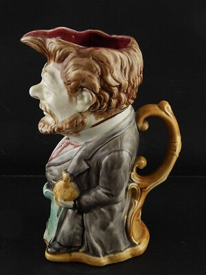 ANTICA BROCCA CARAFFA BARBOTINE CERAMICA D’ONNAING REFORME URGENTE COLLEZIONE