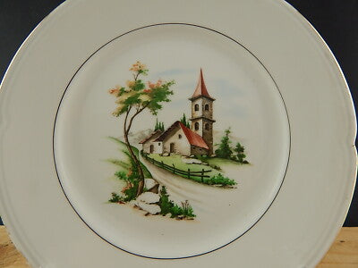 VINTAGE PIATTO COLLEZIONE PORCELLANA CERAMICA POZZI GALLARATE BOLLATE MILANESE #