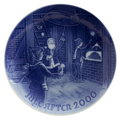 ROYAL COPENHAGEN BING&GRONDAHL PIATTO DI NATALE 2000 ORIGINALE PORCELLANA PRIMA