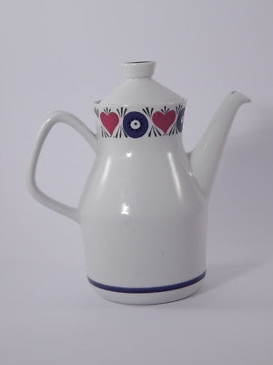 VINTAGE RARA TEIERA CAFFETTIERA PORCELLANA RORSTRAND SILJA PORCELAIN TEA POT