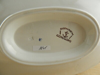 ANTICA SALSIERA PORCELLANA META'1800 GUSTAVSBERG GONG GONG PORCELAIN SAUCE PAN