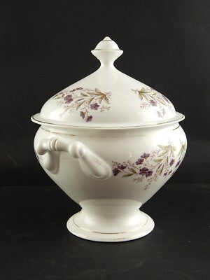 ANTICA HAVILAND LIMOGES ZUPPIERA CENTROTAVOLA PORCELLANA FINE 800 ART NOUVEAU