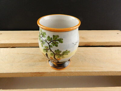 ANTICO PICCOLO VASO MAIOLICA CERAMICA DA BOTTEGA CASTELLI ABRUZZO