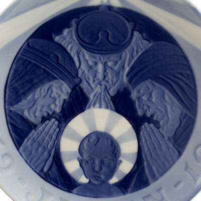 ROYAL COPENHAGEN PIATTO DI NATALE 1910 ORIGINALE PORCELLANA PRIMA SCELTA