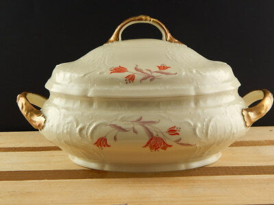 ANTICO 1938 RARO ROCAILLE SERVIZIO PIATTI TAVOLA SANS SOUCI PORCELLANA ROSENTHAL