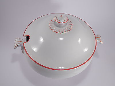 ANTICA ZUPPIERA CENTROTAVOLA PORCELLANA CERAMICA VILLEROY&BOCH METTLACH FINE 800