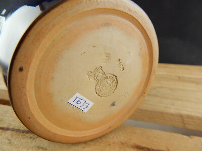 ANTICO ROYAL DOULTON DESIGN VASO CACHE POT CERAMICA SMALTATA STONE WARE 1920-39