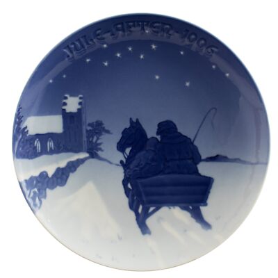 ROYAL COPENHAGEN BING&GRONDAHL PIATTO DI NATALE 1906 ORIGINALE PORCELLANA PRIMA