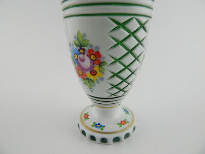 ANTICA PREZIOSA URNA VASO BIEDERMEIER AUTENTICO VETRO ART GLASS HOFFMANN