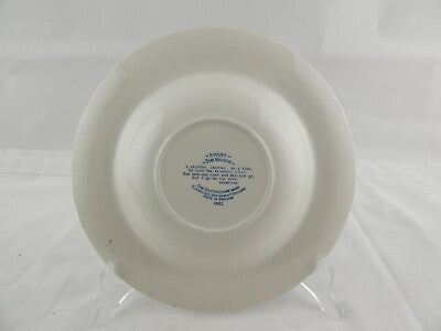 PIATTO FONDO PORCELLANA VINTAGE THE BROOK MYOTT STAFFORDSHIRE ENGLAND TENNYSON