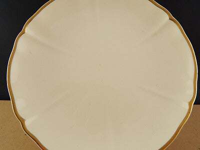 ANTICA ALZATA FRUTTIERA PORCELLANA CERAMICA PROFILO ORO VILLEROY&BOCH METTLACH #