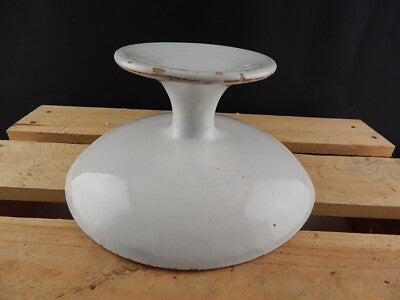 ANTICA RARITÀ PREZIOSA ALZATA CENTROTAVOLA MAIOLICA CERAMICA SAVONA METÀ 1800