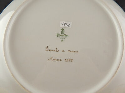 VINTAGE WINTERLING VASSOIO PIATTO DA PORTATA PORCELLANA DIPINTO MANO #5332