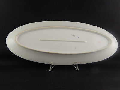 ANTICA ELEGANTE PESCIERA PORCELLANA GINORI DOCCIA FORMA NAPOLI EPOCA LIBERTY