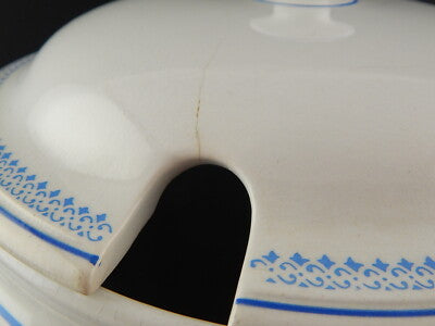 ANTICA ZUPPIERA CENTROTAVOLA PORCELLANA VILLEROY&BOCH DRESDEN COUNTRY CHIC