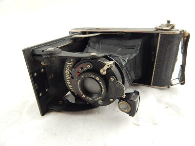 ANTICA AUTENTICA MACCHINA FOTOGRAFICA SOFFIETTO VOIGTLANDER COLLEZIONE 1930