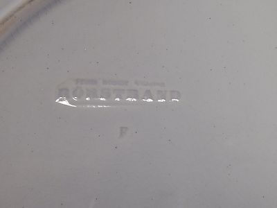 ANTICO PIATTO DI PORCELLANA RORSTRAND 1800 COLLEZIONE ANTIQUE PORCELAIN PLATE