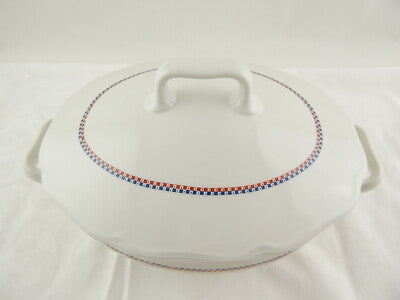 ANTICA RARA ZUPPIERA PORCELLANA ART DECO RICHARD GINORI ANNI '30 COUNTRY CHIC