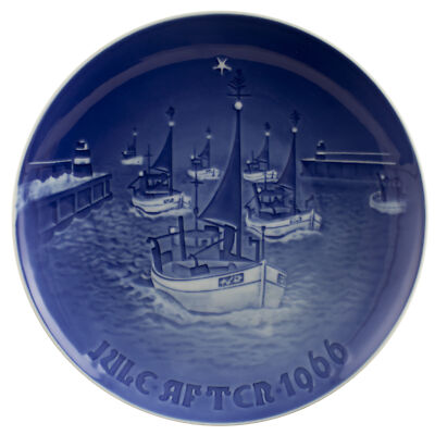 ROYAL COPENHAGEN BING&GRONDAHL PIATTO DI NATALE 1966 ORIGINALE PORCELLANA PRIMA