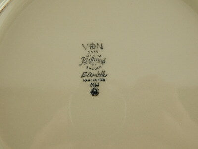 VINTAGE PIATTO PORTATA CERAMICA RORSTRAND ELISABETH FAIENCE DIPINTO A MANO