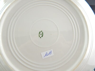 ANTICO PIATTO PORCELLANA RICHARD GINORI NON TI SCORDAR DI ME DIPINTO MANO 1940