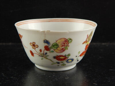 ANTICA FINE PORCELLANA TAZZA DA TE' COMPAGNIA DELLE INDIE DIPINTA MANO XVIII SEC