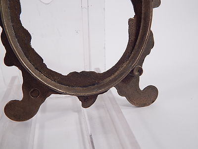 ANTICA PICCOLA CORNICE PORTARITRATTO BRONZO LIBERTY BRONZE JUGENDSTIL FRAME