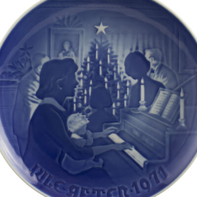 ROYAL COPENHAGEN BING&GRONDAHL PIATTO DI NATALE 1971 ORIGINALE PORCELLANA PRIMA