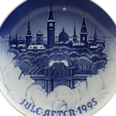 ROYAL COPENHAGEN BING&GRONDAHL PIATTO DI NATALE 1995 ORIGINALE PORCELLANA PRIMA