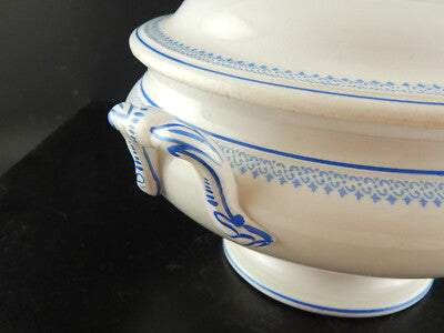 ANTICA ZUPPIERA CENTROTAVOLA PORCELLANA VILLEROY&BOCH DRESDEN COUNTRY CHIC