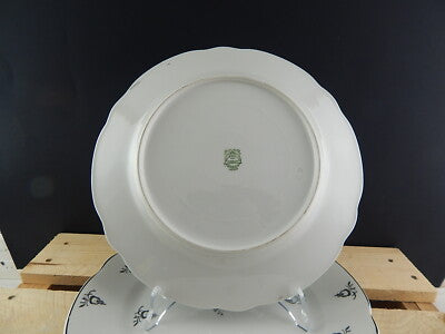 ANTICO DECO SERVIZIO 6 PIATTI PORCELLANA ARGENTO VERBANO LAVENO 1935 ANDLOVITZ