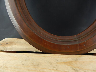 ANTICA CORNICE OVALE LEGNO NOCE MASSICCIO FINE 1800 ANTIQUE WALNUT OVAL FRAME