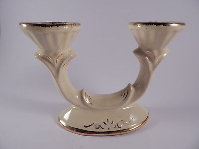 CANDELABRO ANNI '50 CERAMICHE ITALIA ALBISOLA MID CENTURY FAIENCE CANDLE HOLDER