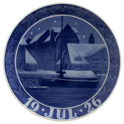 ROYAL COPENHAGEN PIATTO DI NATALE 1926 ORIGINALE PORCELLANA PRIMA SCELTA