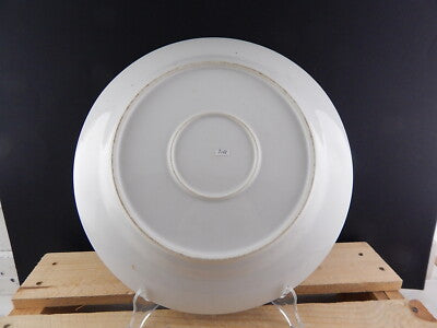 ANTICO PIATTO PORTATA VASSOIO PORCELLANA MANIFATTURA GINORI DOCCIA METÀ 800