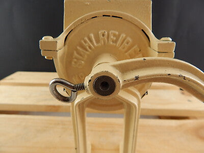 VINTAGE AUTENTICA GRATTUGIA A MANOVELLA DA TAVOLO STAHLREIBER 1/3