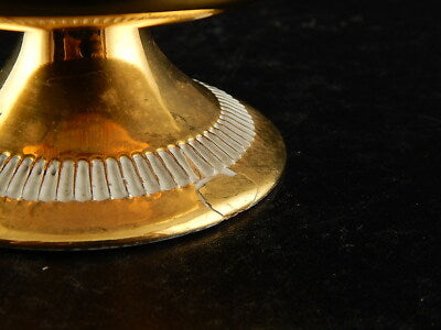 VINTAGE VASO URNA CRATERE CERAMICA FIORENTINE STILE IMPERO FATTO A MANO 1900